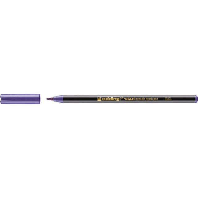 Edding - Brushpen edding 1340 metallic violet | 10 stuks