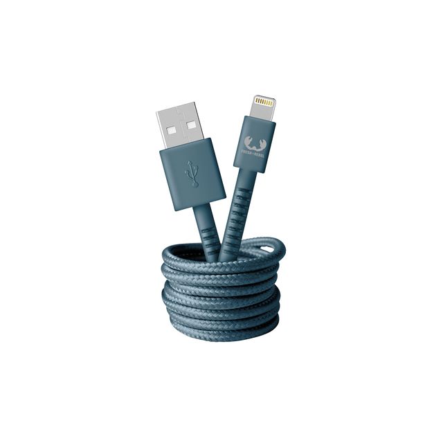 Fresh N Rebel -  Usb apple lightning cable 2.0m dive blue