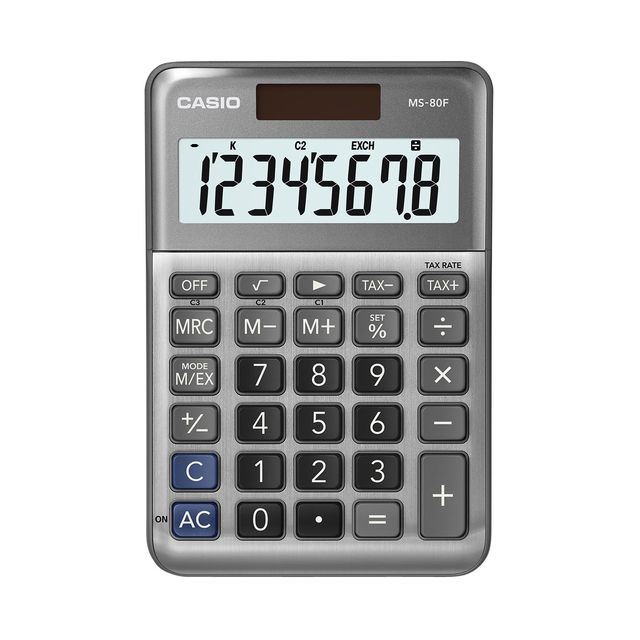 Casio -  Rekenmachine  ms-80f