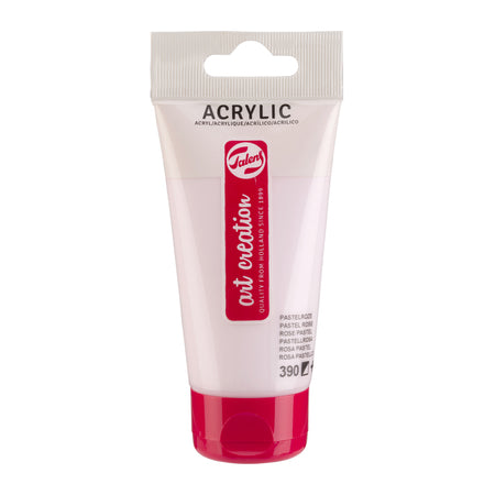 Talens Art Creation - Peinture acrylique Art Creation 390 rose pastel tube de 75ml | 3 pièces