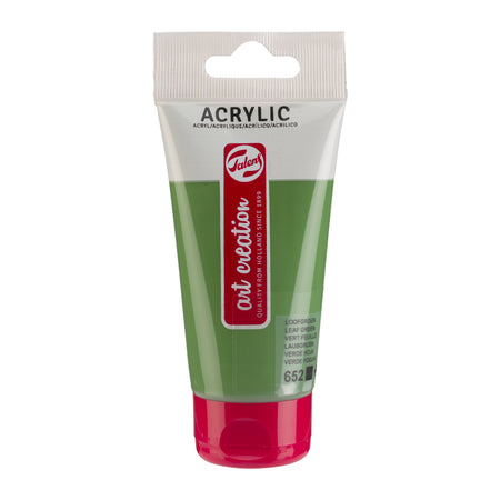 Talens Art Creation – Acrylfarbe Art Creation 652 Blattgrün, Tube mit 75 ml | 3 Stück