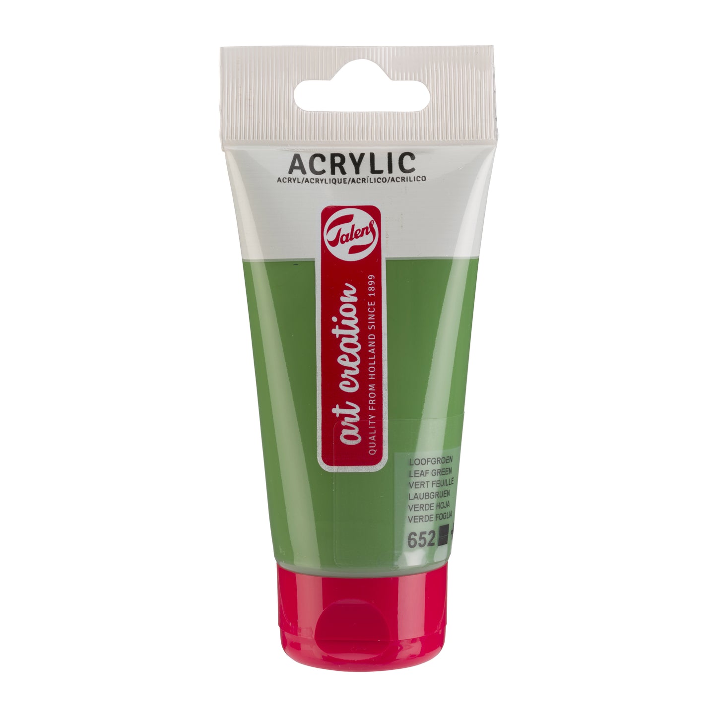 Talens Art Creation - Peinture acrylique Art Creation 652 vert feuillu tube de 75ml | 3 pièces