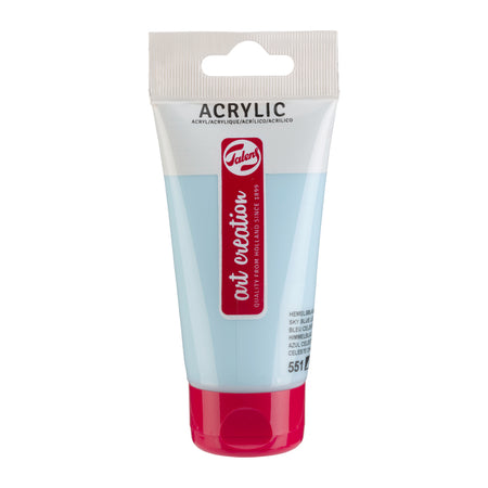 Talens Art Creation - Peinture acrylique Art Creation 551 bleu ciel clair tube de 75ml | 3 pièces