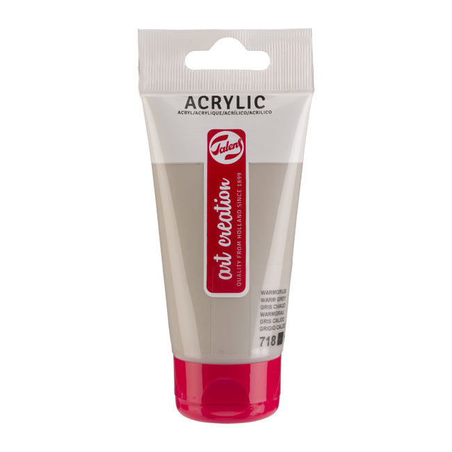 Talens Art Creation - Peinture acrylique Art Creation 718 gris chaud tube de 75ml