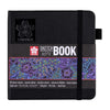 Sakura - Carnet de croquis 80 feuilles noires 140gr 120x120mm noir