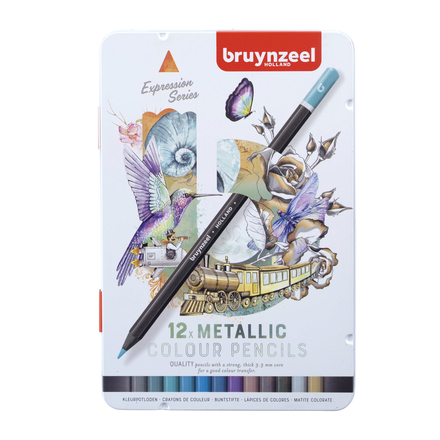 Bruynzeel -  Kleurpotlood  expression 12st metallic
