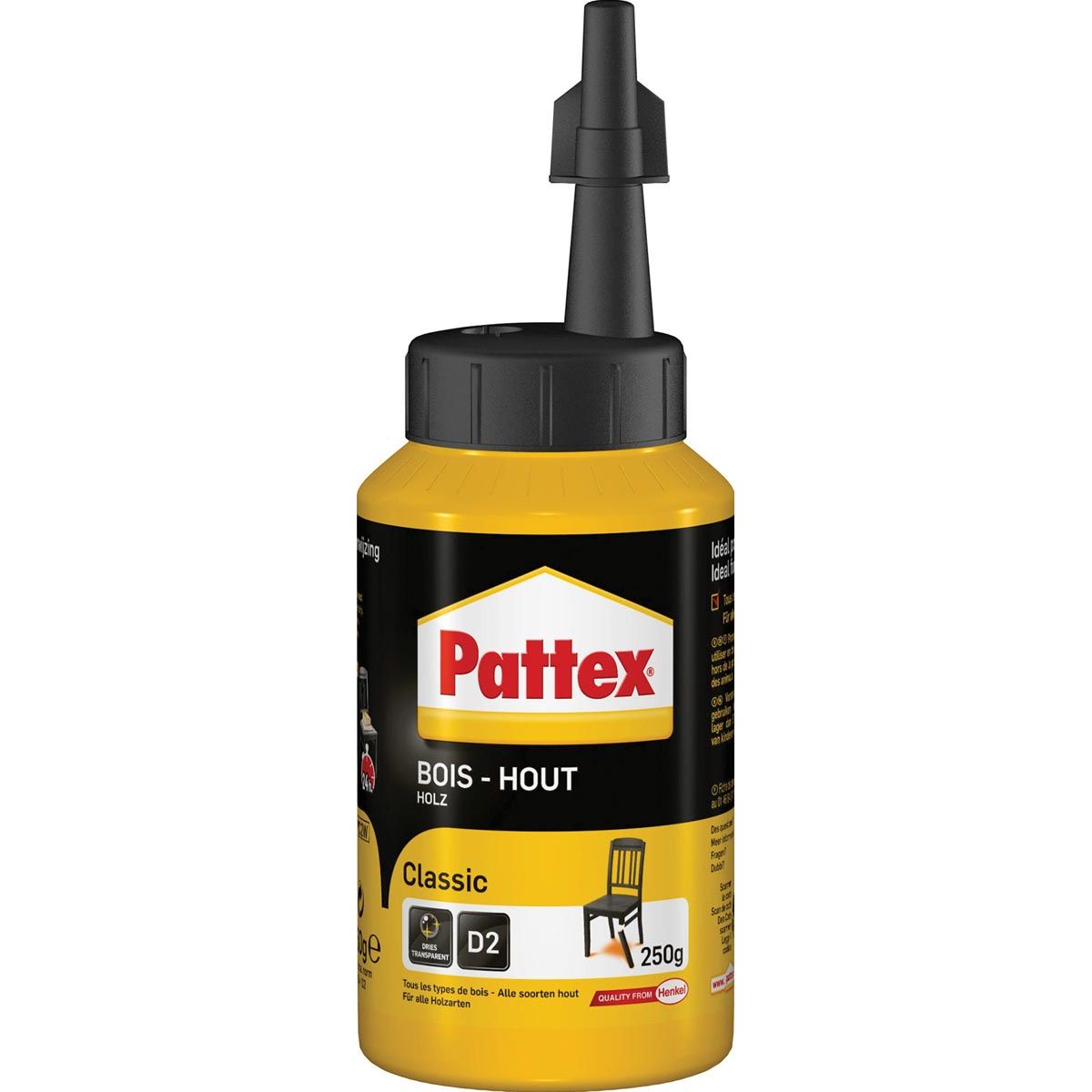 Pattex - Holzleim Classic, Flasche mit 250 g