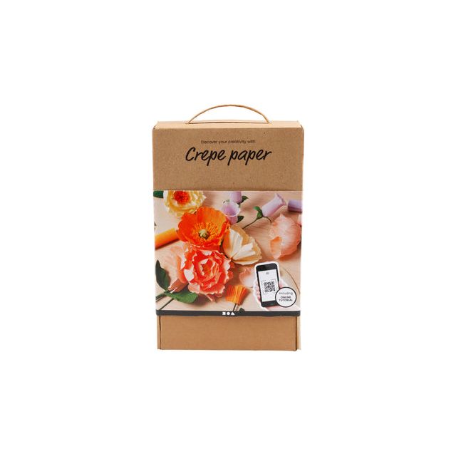 Kreotime - Crêpe Paper Creativ Company DIY Terset Blumen