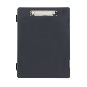 Maul - Etui porte-bloc marche A4 debout avec compartiment de rangement ouverture latérale PP noir