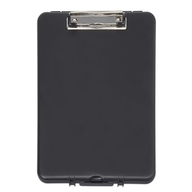 Maul - Etui porte-bloc slim A4 debout avec compartiment de rangement ouverture supérieure PP noir