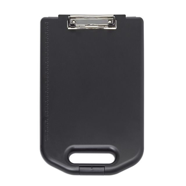 Maul - Etui porte-bloc large A4 portrait avec compartiment de rangement grande ouverture supérieure PP noir