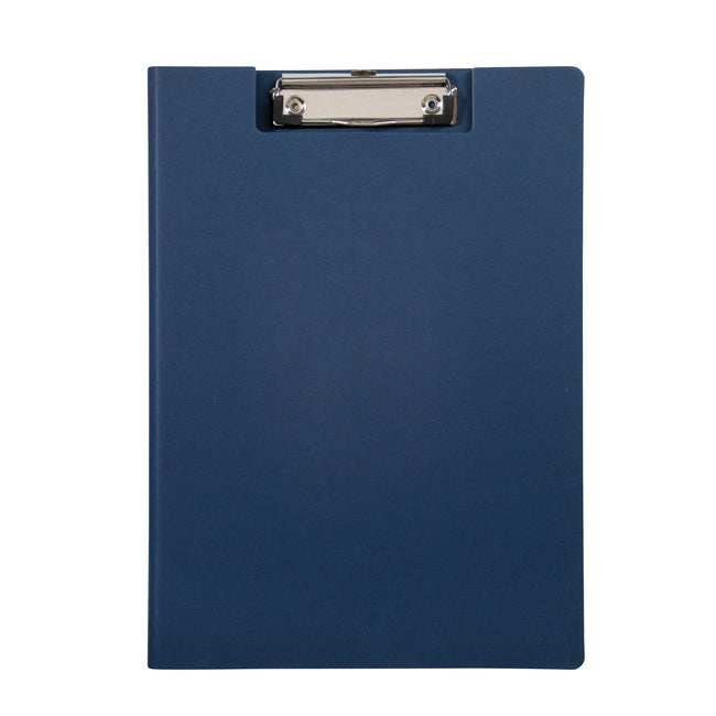 MAUL - Porte-bloc presse-papier balance A4 dos en carton renforcé 8mm bleu | 12 pièces
