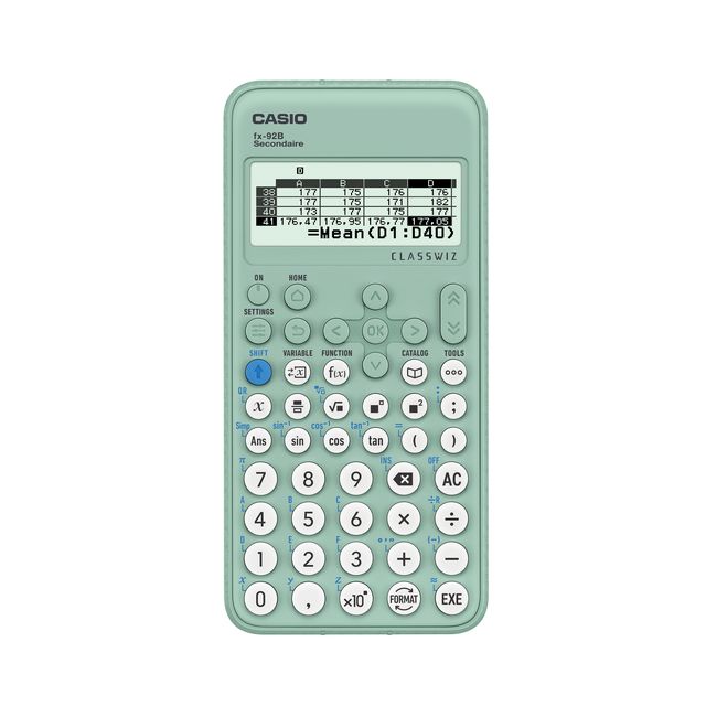 Casio - calculatrice scientifique FX92B Secondaire