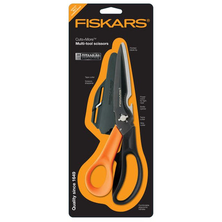 Fiskars - Ciseaux 230 mm Coupes et plus Multi-outils