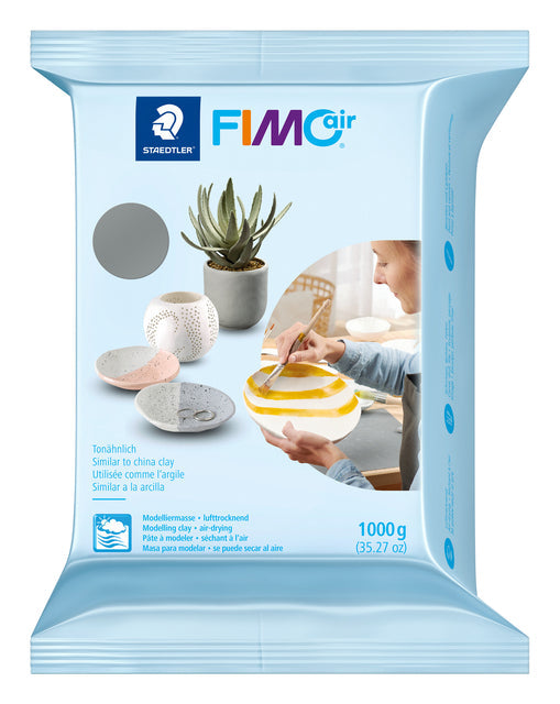 Fimo Staedtler - Boetseerklei fimo air 1 kg grijs