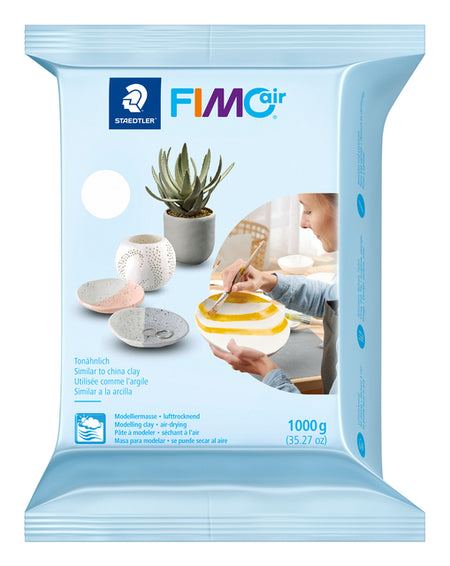 Fimo - Pâte à modeler Air 1000gramme blanc