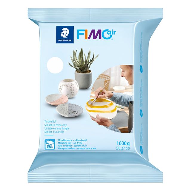 Fimo - Montage Ton Fimo Air White, Packung von 1 kg