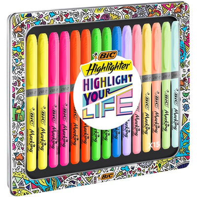 Bic - Le surligneur met en valeur votre vie en can ass | 10 pièces