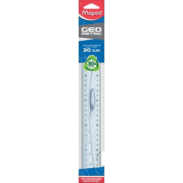 Maped – Geometrisches Lineal mit Griff 30 cm