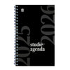 Ryam – Schulkalender 2025–2026, 7 Tage/2 Seiten, Spirale, Schwarz