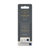 Parker - Cartouche d'encre Quink bleu-noir blister de 5 pièces