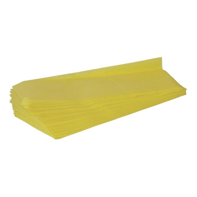 CleanInQ - Stoffwischtücher Viskose 25x60 cm Set von 25 Gelb | 25 Stücke