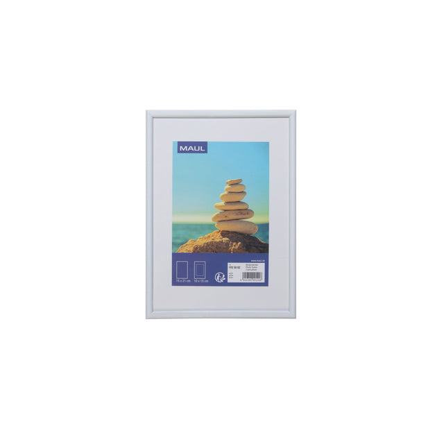 MAUL - Cadre photo art 15x21cm cadre plastique blanc