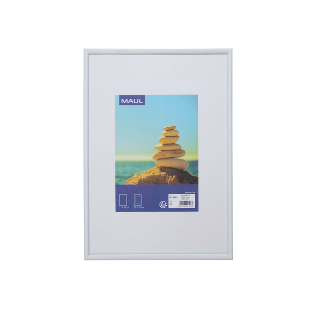 MAUL - Cadre photo art 21x30cm cadre plastique blanc
