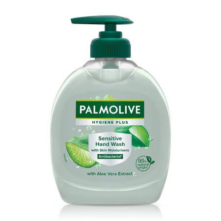 Palmolive - Savon pour les Mains Plus Sensible à l'Aloe Soin Doux 300ml