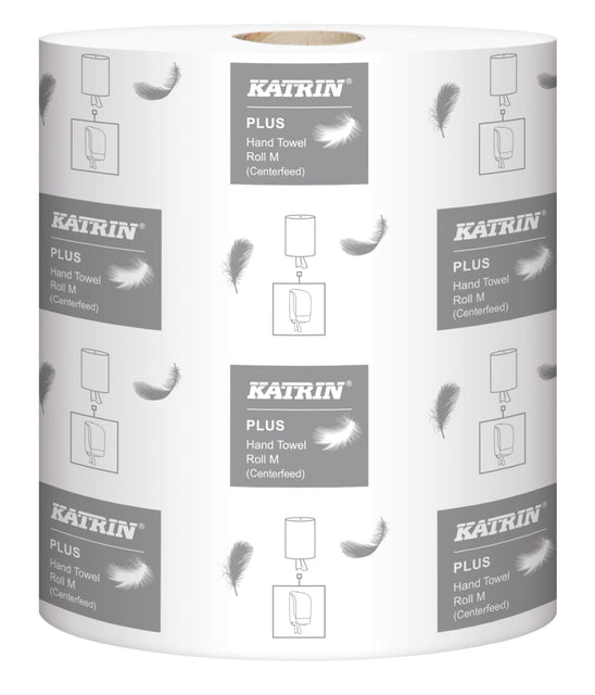 Katrin - Papier nettoyant Plus moyen 1 couche 870 feuilles blanc 64403