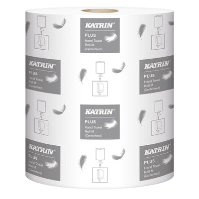 Katrin - Papier nettoyant Plus moyen 1 couche 870 feuilles blanc 64403
