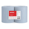 Katrin - Papier de nettoyage industriel grand 2 couches 500 feuilles bleu 481108