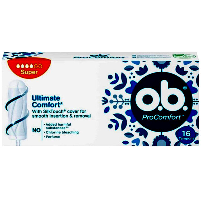 O.B. - Tampons OB ProComfort Super 16 pièces