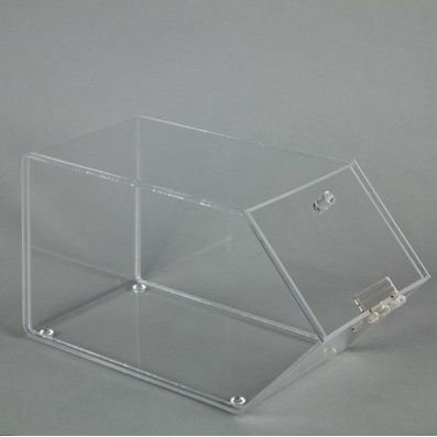 Klika - Boîte acrylique 1 compartiment avec couvercle 6 pièces