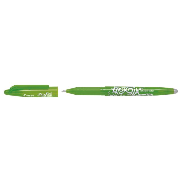 Pilot - Stylo roller friXion moyen vert clair blister de 1 pièce