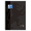 Oxford - Carnet Classic peanbook A4+ 4 trous diamant 5x5mm 80 feuilles noir