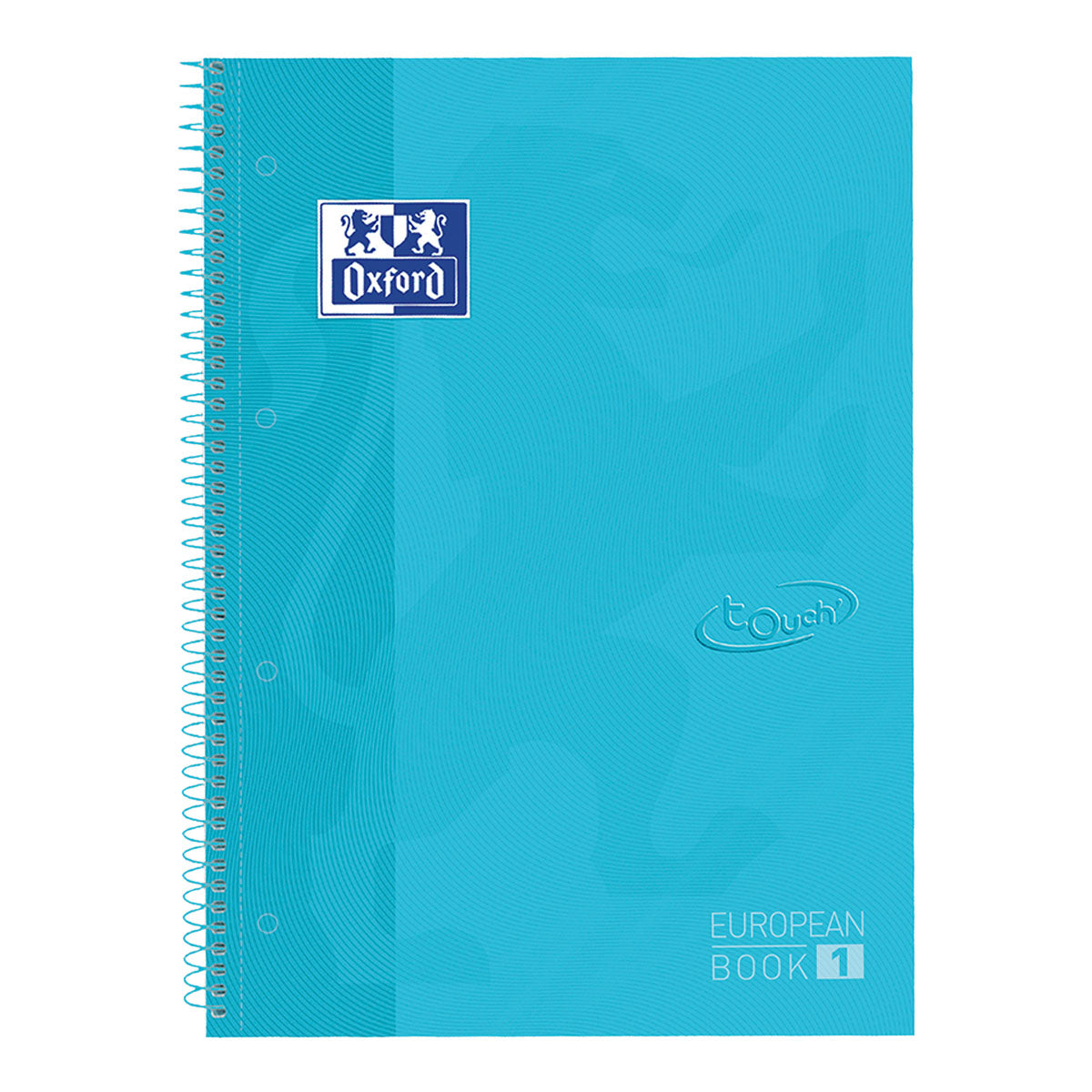Oxford -  Notitieboek Touch peanbook A4+ 4-gaats lijn 80vel pastel blauw