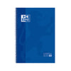Oxford - Carnet Classic peanbook A4+ ligne 4 trous 80 feuilles bleu foncé | 10 pièces