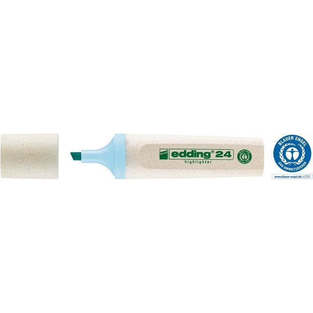 Edding - Textmarker 24 EcoLine Pastellblau | 10 Stück