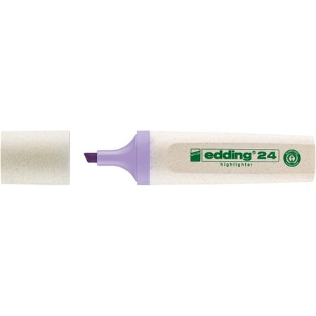 Edding EcoLine -  Markeerstift edding 24 eco 2-5mm pastel violet