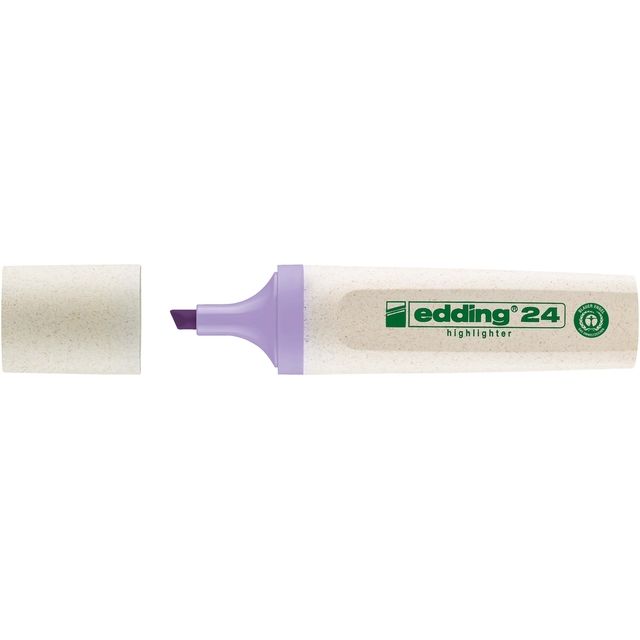 Edding Ecoline - Surligneur edding 24 EcoLine violet pastel | 10 pièces