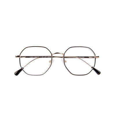 I Need You -  Leesbril  +1.00dpt yoko zwart-goud