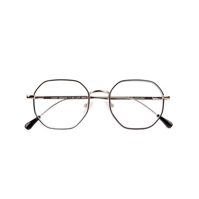 I Need You -  Leesbril  +2.00dpt yoko zwart-goud