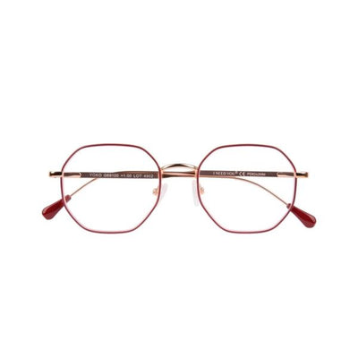 I Need You - Lunettes de lecture +2,00 dpt Yoko rouge-cuivre