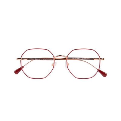 Quantore - Lesebrille +1,00 dpt Yoko Rot-Kupfer