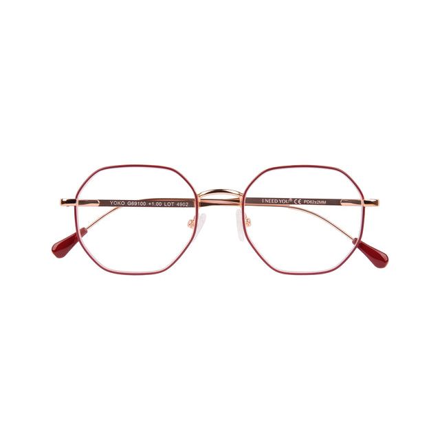 Quantore - Lesebrille Ich brauche dich +1.00DPT Yoko Red -buyer