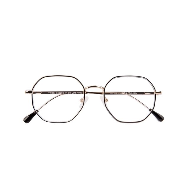 I Need You - Lesebrille +3,00 dpt Yoko schwarz-gold