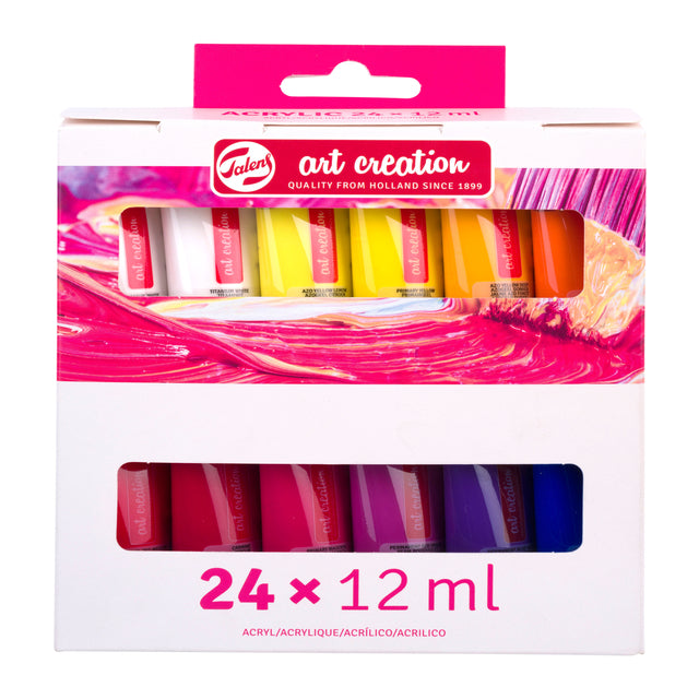 Talens Art Creation -  Acrylverf Art Creation 12ml set à 24 kleuren