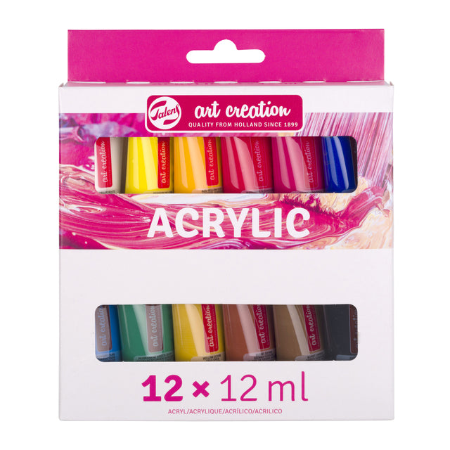 Talens Art Creation -  Acrylverf Art Creation 12ml set à 12 kleuren