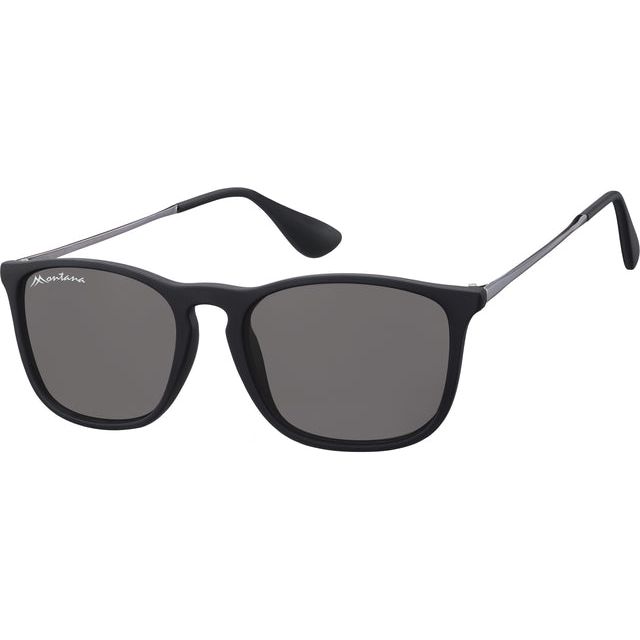 Montana - Sonnenbrille Montana mit Rauchglas mtl schwarz